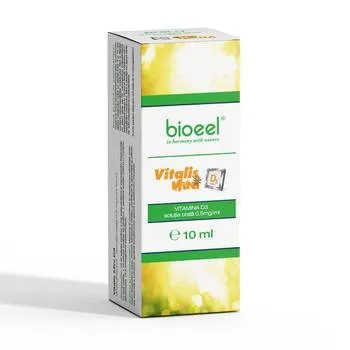 Solutie orala Vitamina D3 Vitalis Mini, 10ml, Bioeel