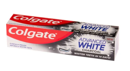 Pasta de dinti Advaced White Charcoal, 75ml, Colgate