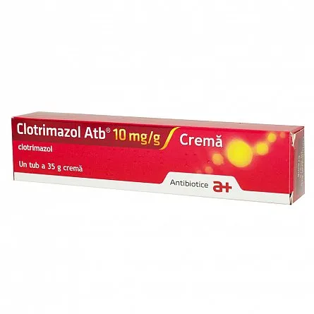 Clotrimazol Crema 1%, 35 g, Antibiotice