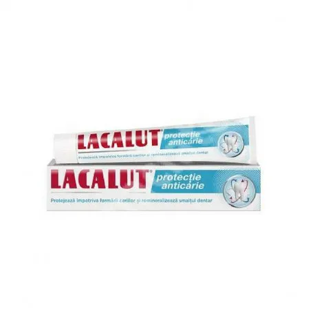 Pasta de dinti Lacalut protectie anticarie, 75 ml, Zdrovit