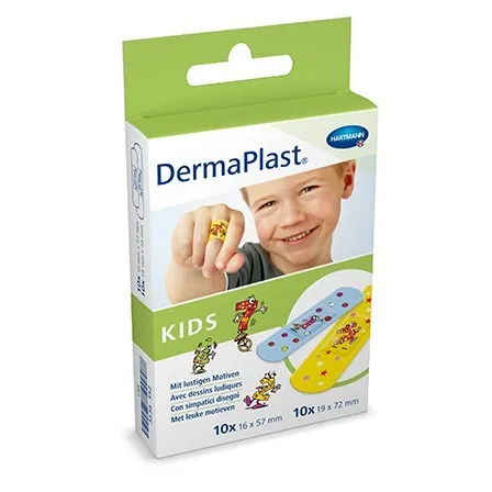 HARTMANN Dermaplast Kids plasturi, 2 marimi, 10 bucati