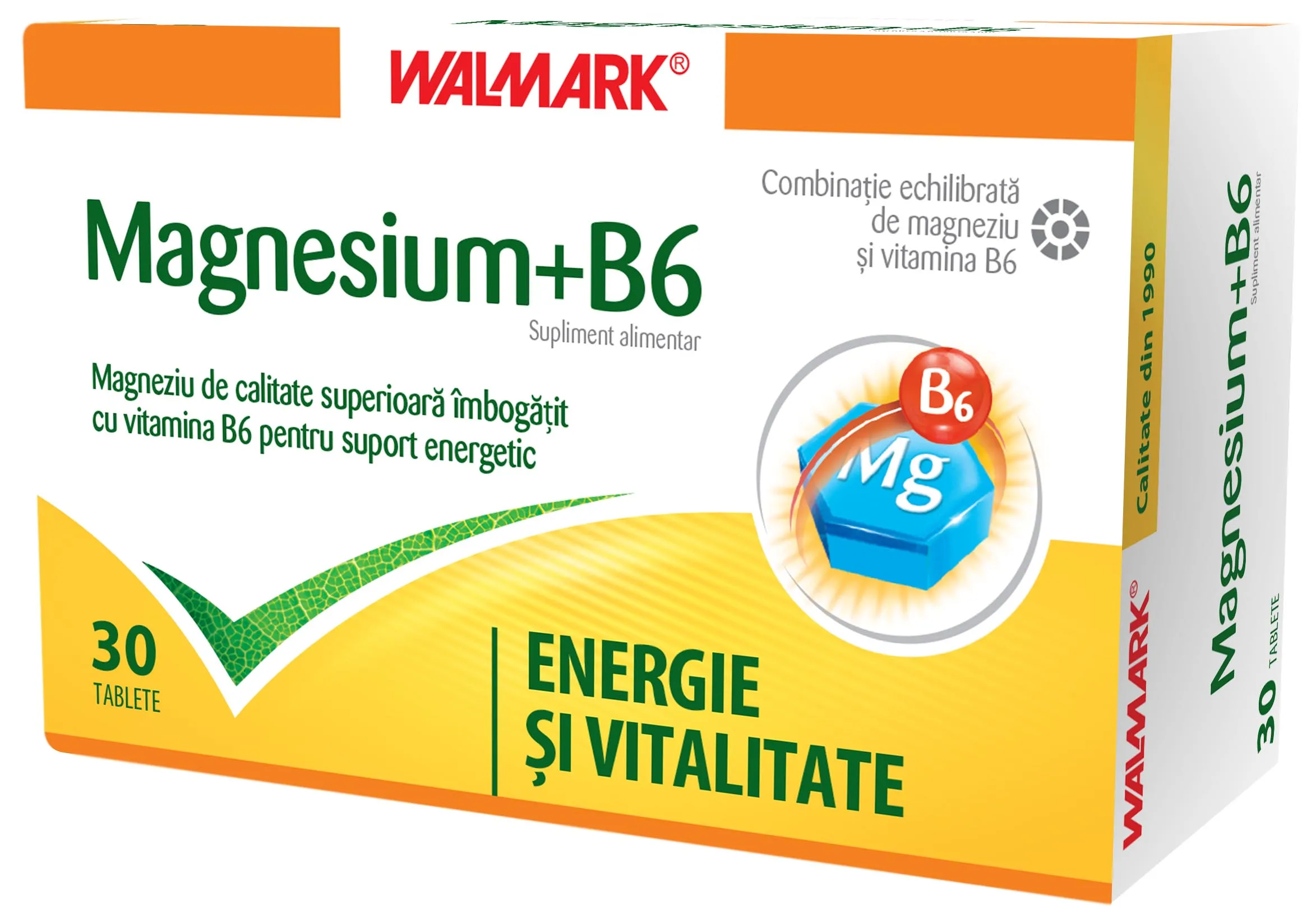 Walmark Magneziu + Vitamina B6 x 30 tablete
