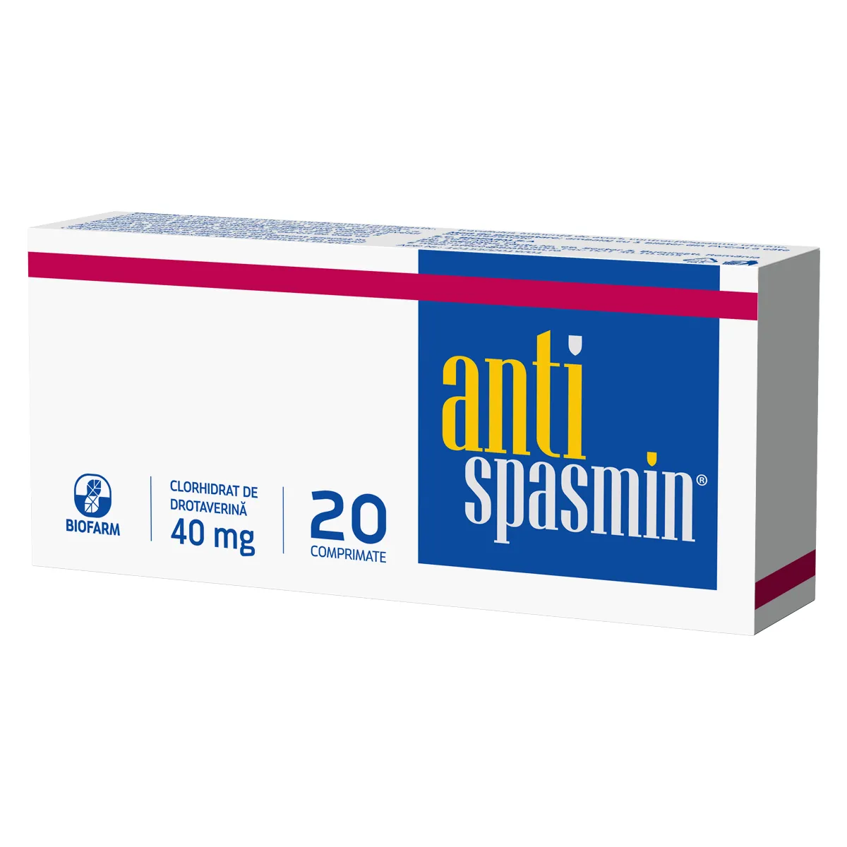 Antispasmin 40mg x 20 comprimate-Biofarm