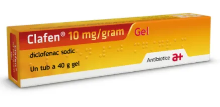 Clafen 1% gel, 40g, Antibiotice