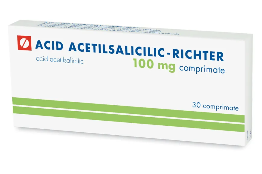 ACID ACETILSALICILIC   RICHTER 100 mg x 30 COMPR. 100mg GEDEON RICHTER ROMAN