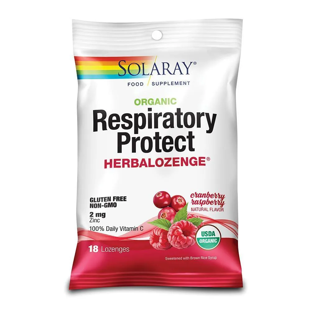 SECOM Respiratory Protect herbalozenge cranberry x 18 drajeuri