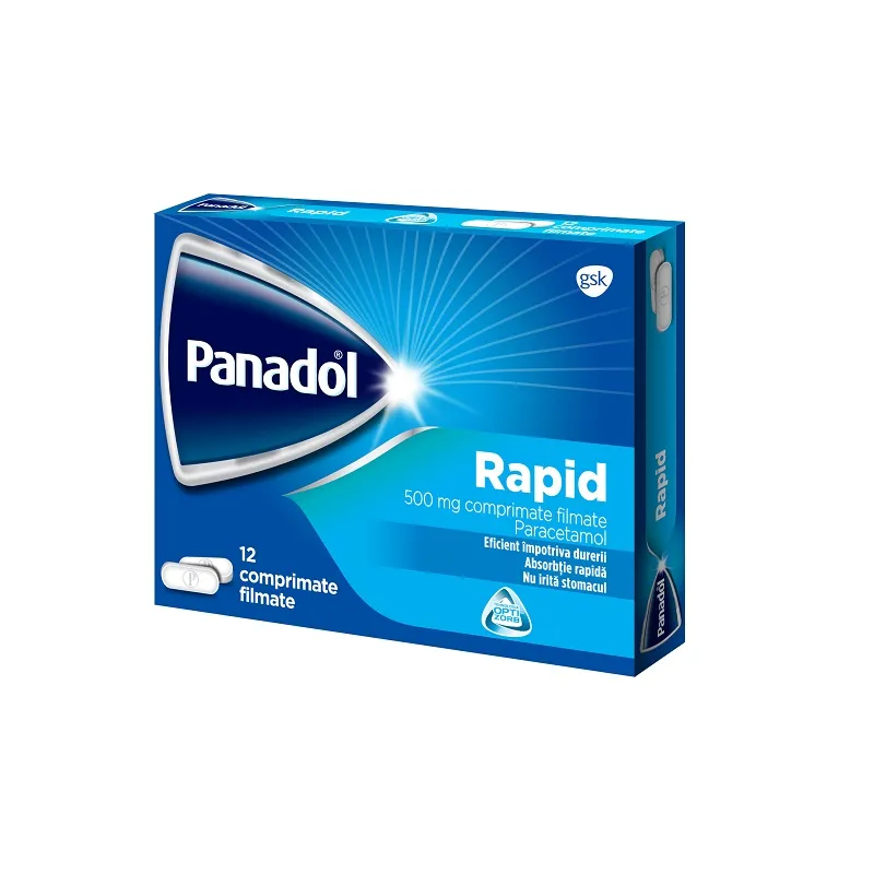 Panadol Rapid 500mg x 12 comprimate