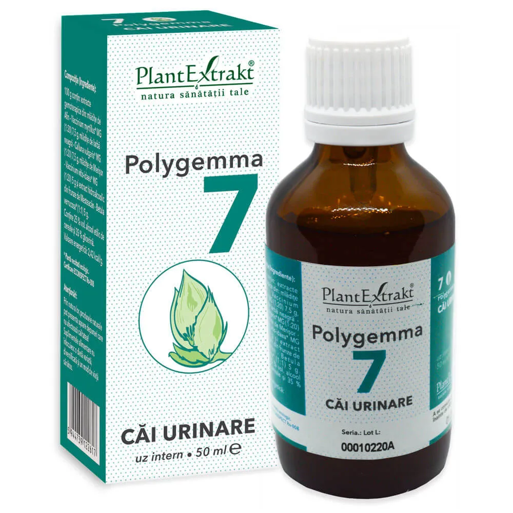 Polygemma 7, Căi Urinare, 50 ml, Plant Extrakt