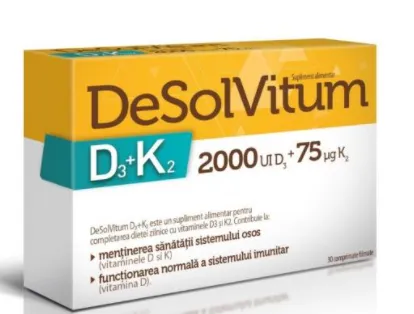 DesolVitum D3+K2 30cpr