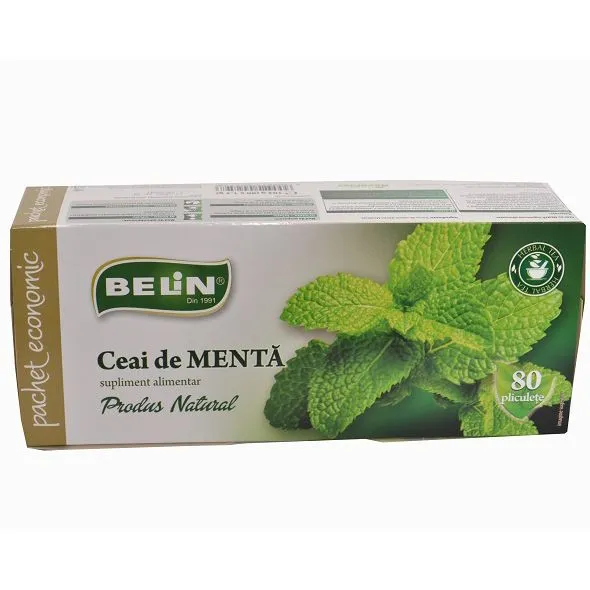 Ceai de Menta, 80 plicuri, Belin