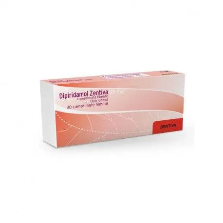 Dipiridamol Zentiva 25 mg x 30 comprimate filmate