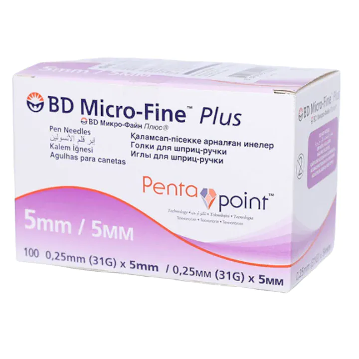 Ace insulina bd microfine plus 0,25x5mm x 100 bucati