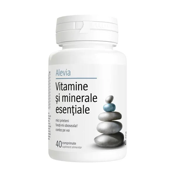Alevia Vitamine si Minerale Esentiale 40 comprimate