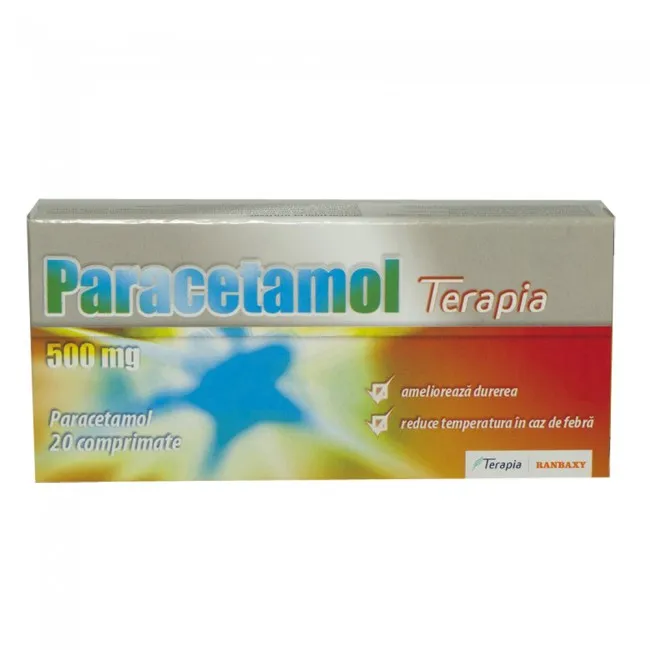 PARACETAMOL TERAPIA 500 mg x 20