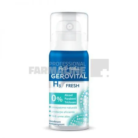 Gerovital H3 Fresh Deodorant spray 40 ml