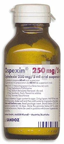 OSPEXIN R 250 mg/5 ml x 1 GRAN. PT. SUSP. ORALA 250mg/5ml SANDOZ GMBH