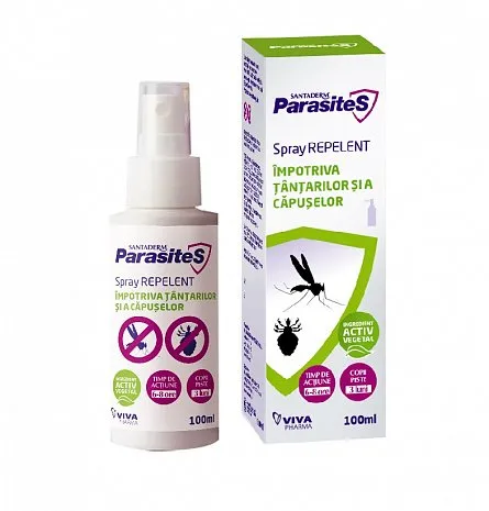 SANTADERM Parasites Spray repelent tantari x 100ml