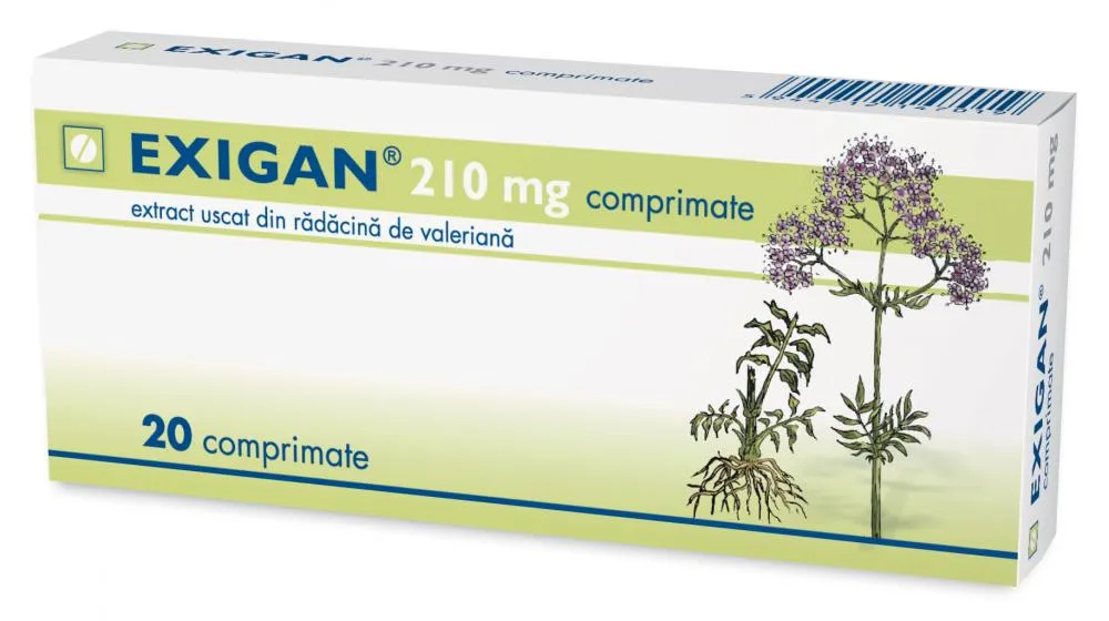 Exigan 210 mg, 20 comprimate, Gedeon Richter România