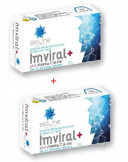 Imviral Plus Vitamina C+Zn x 30 tablete 1+1 cadou