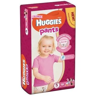 HUGGIES Pants nr.5 girl x 34 bucati