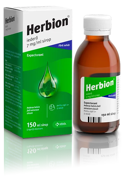 Herbion Iedera sirop expectorant 7mg/ml 150 ml