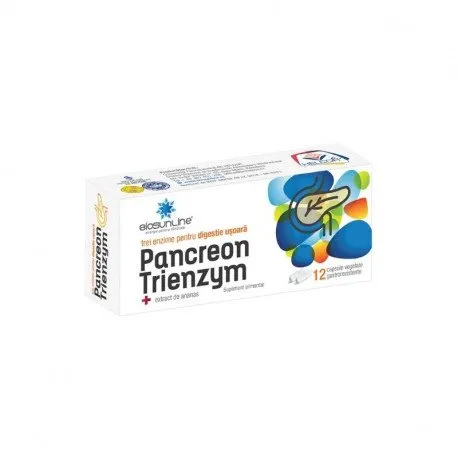 BioSunLine Pancreon Trienzym, 12 capsule