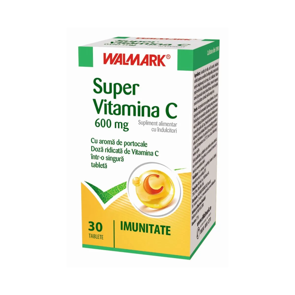 Walmark Super vitamina C 600mg x 30 capsule