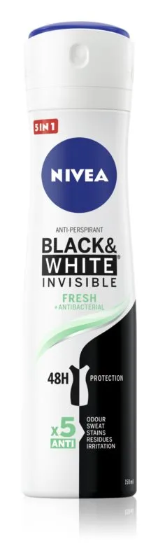 Nivea Deo Spray Invisible Fresh Black&White feminin 150ml