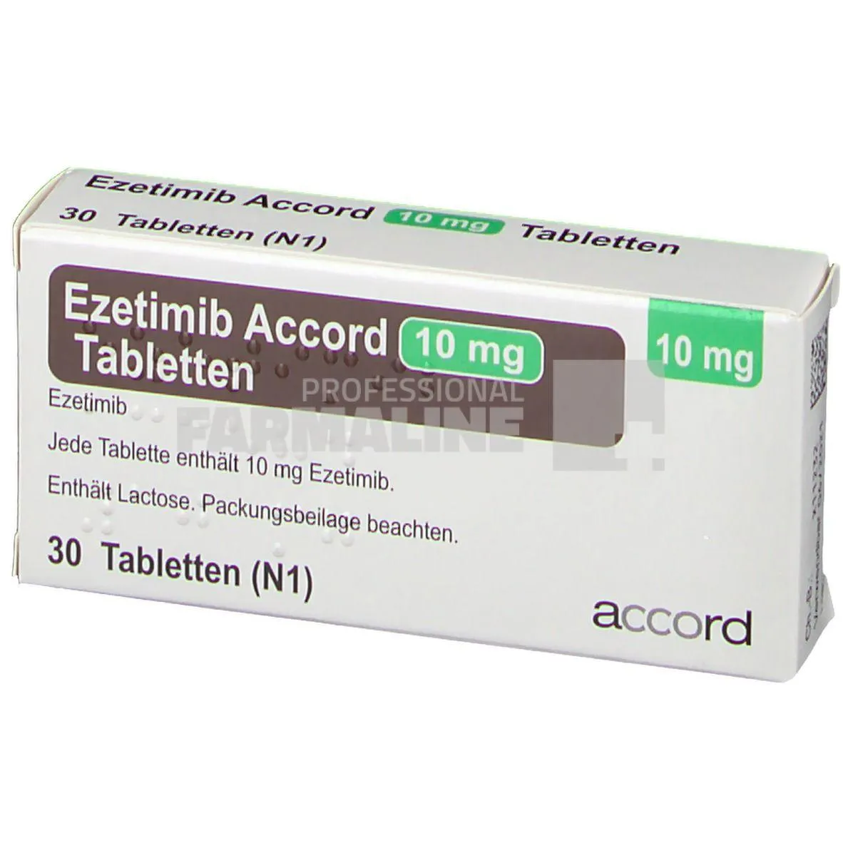 EZETIMIB ACCORD 10 mg X 30