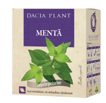 Ceai menta, 50 g, Dacia Plant