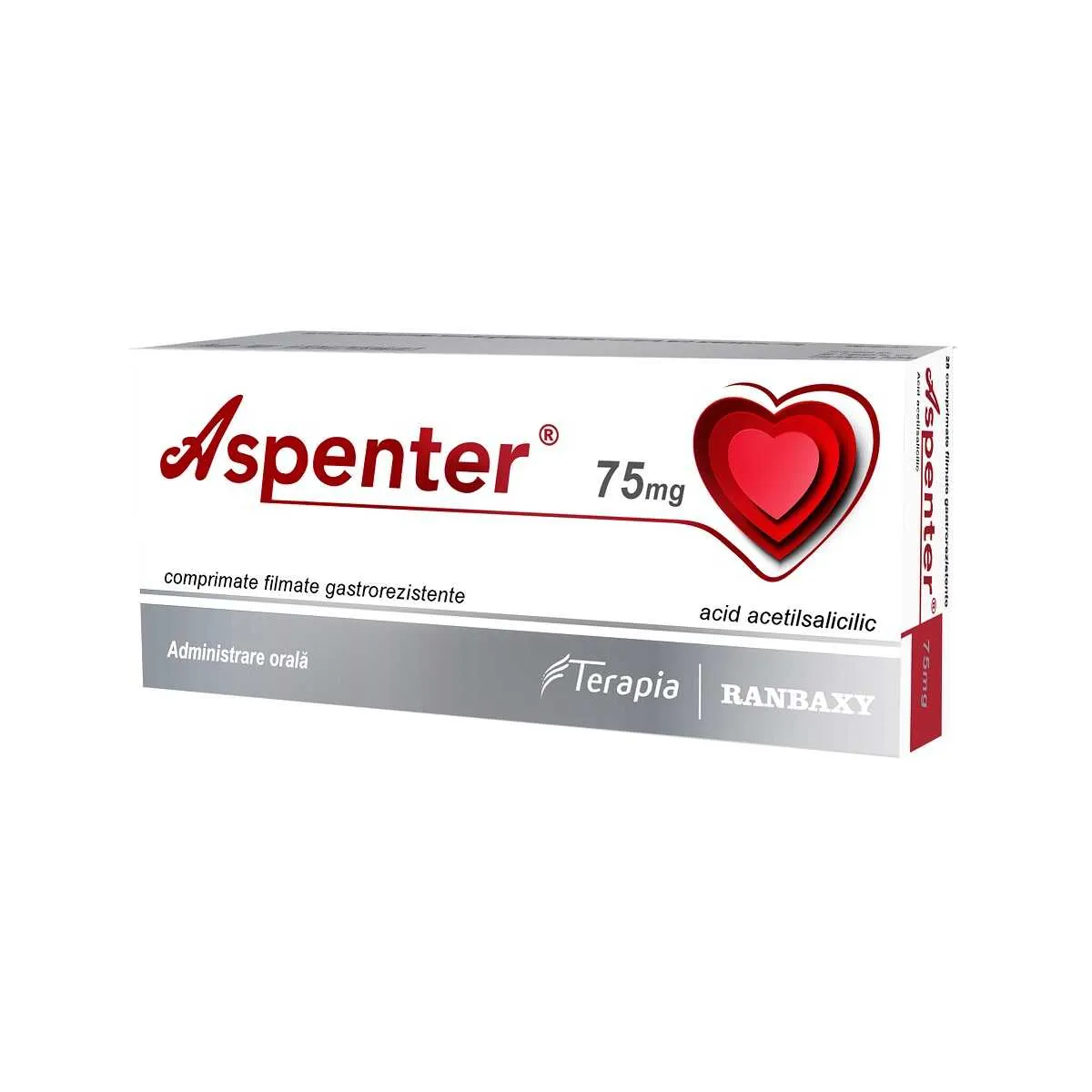 Aspenter 75 mg x 28 comprimate filmate gastrorezistente (Terapia)
