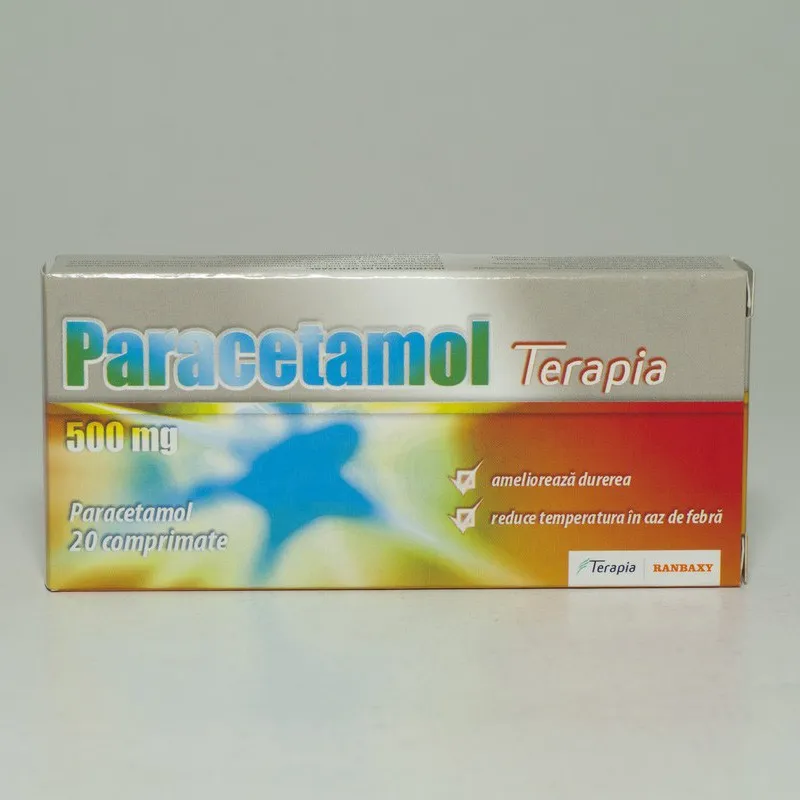 Paracetamol 500mg x 20 de comprimate