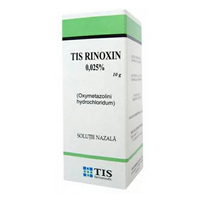 Rinoxin 0.025% picaturi nazale, 10ml