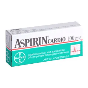 Aspirin Cardio 100mg x 28 comprimate