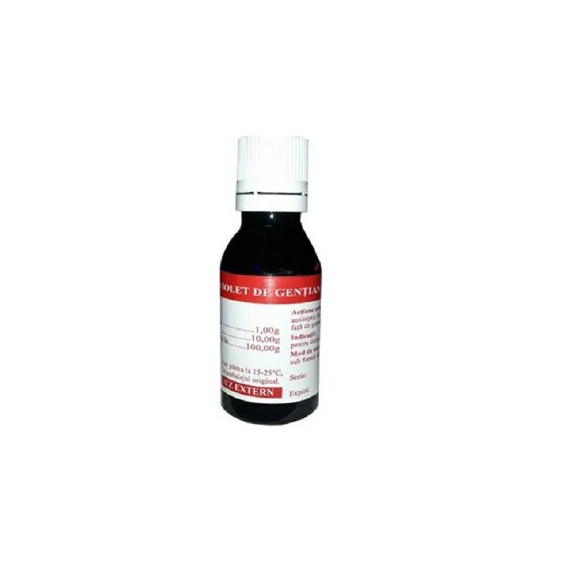 Violet de Gentiana 1%, 25 ml, Tis Farmaceutic