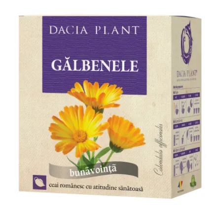 Ceai galbenele, 50 g, Dacia Plant