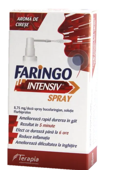 Faringo Intensiv spray bucofaringian 15 ml