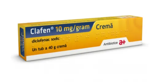 Clafen 1% crema, 40g, Antibiotice