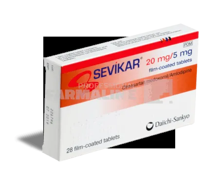 SEVIKAR 20 mg/5 mg X 28 COMPR. FILM. 20mg/5mg ALVOGEN MALTA OPERAT - LABORMED - ALVOGEN