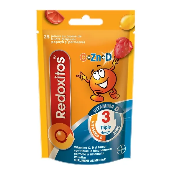 Redoxitos Triple Action, 25 bucati, Bayer