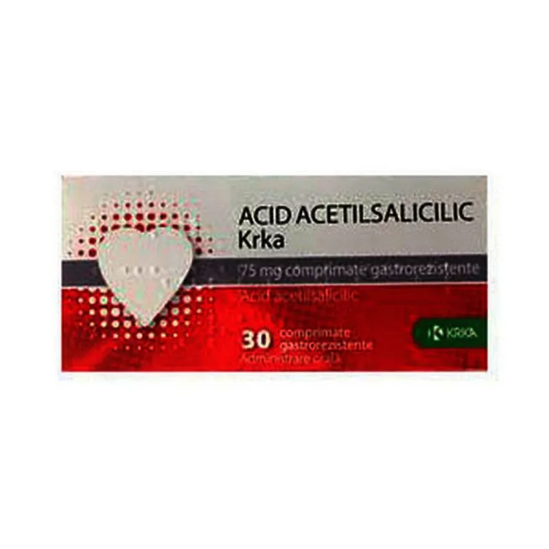 Acid Acetilsalic KRKA 75mg,30 comprimate
