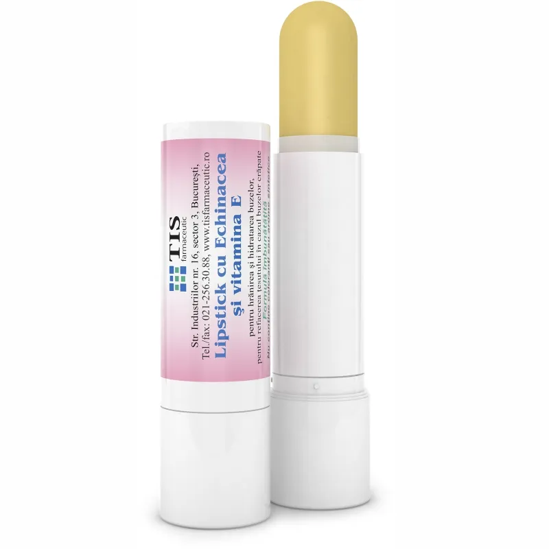 Lipstick cu Echinacea si Vit.E, 4 g, Tis farmaceutic