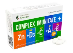 Complex Imunitate +Zn+D3+C+A+E 30cpr