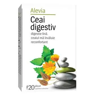Ceai digestiv, 20 plicuri, Alevia