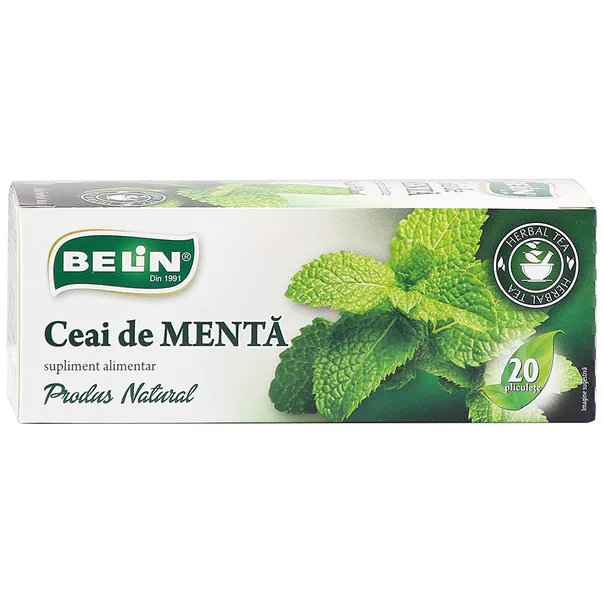 Ceai de Menta, 20 plicuri, Belin