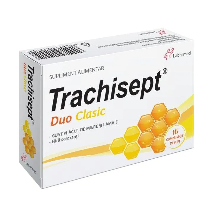 Trachisept Duo clasic x 16cp