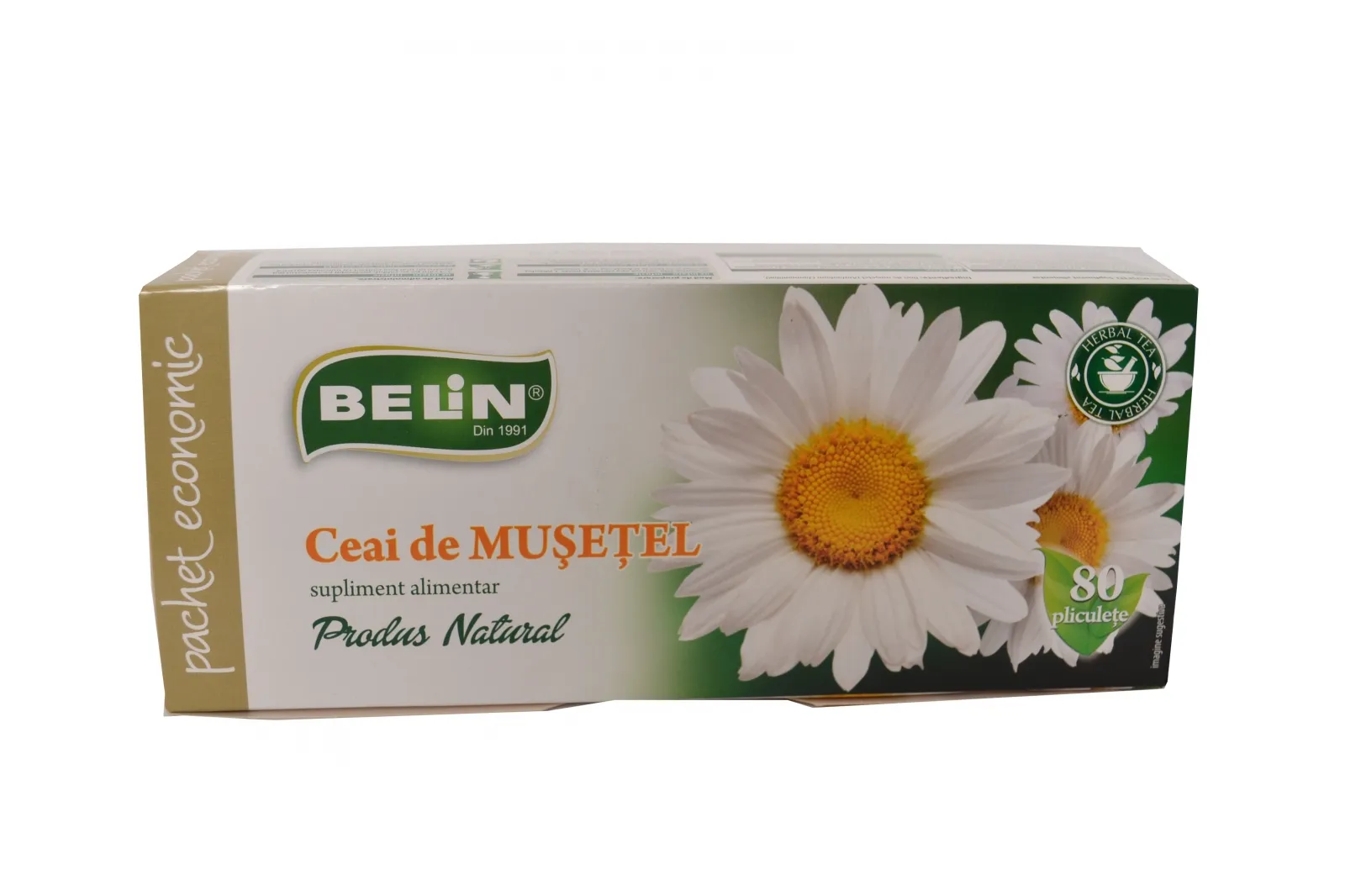 Ceai de Musetel, 80 plicuri, Belin