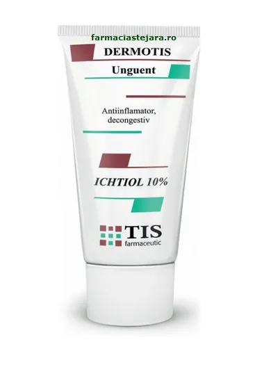 DermoTis unguent cu ichtiol 10%, 25 ml, Tis