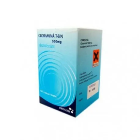Cloramina T 500mg , 50cpr. (Sintofarm)